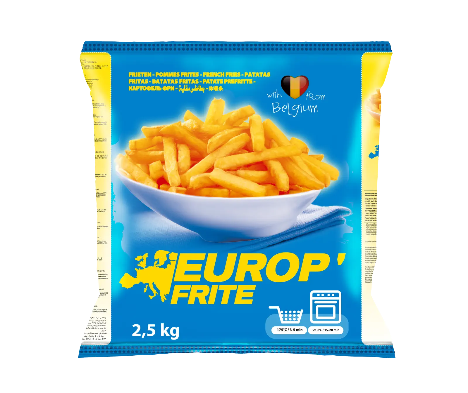 Mydibel, Pomfrit Europe, 2.5 kg